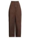 Sunnei Woman Pants Brown Size S Cotton In Brown