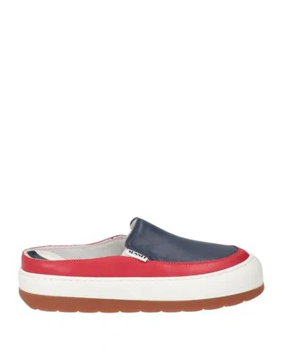 Sunnei Woman Sneakers Red Size 6 Leather