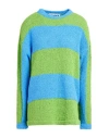 Sunnei Woman Sweater Light Blue Size M Polyamide In Blue