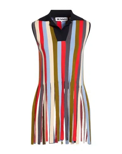 Sunnei Woman Sweater Sky Blue Size S Cotton