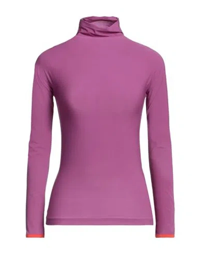 Sunnei Woman T-shirt Mauve Size M Polyamide, Elastane In Green