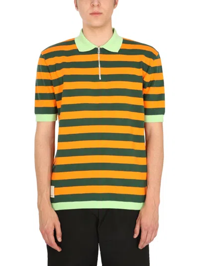 Sunnei X Eleonora Bonuucci Knitted Polo In Green