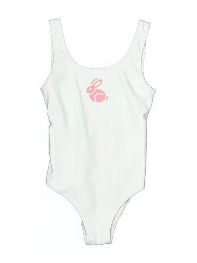 Pre-owned Sunny Choi Bodysuit In White