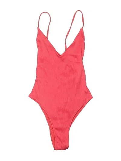 Pre-owned Sunny Co. One Piece Swimsuit In Red