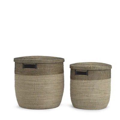 Sunny Home Medina Flat Lid Seagrass Basket Shoe