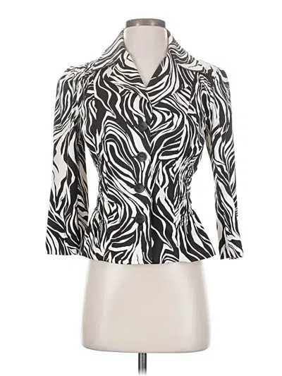 Pre-owned Sunny Leigh Blazer Jacket In White