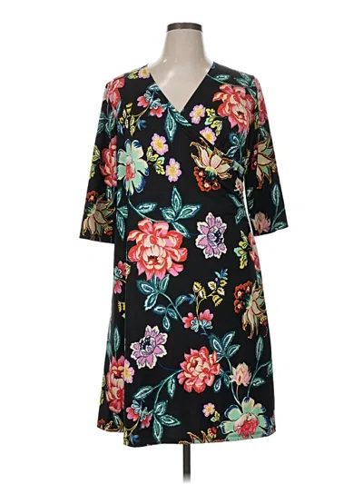 Pre-owned Sunny Leigh Casual Dress In Black