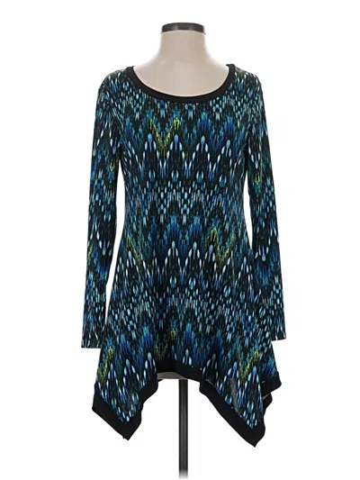 Pre-owned Sunny Leigh Casual Dress In Blue