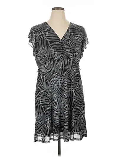 Pre-owned Sunny Leigh Casual Dress In Gray