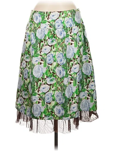 Pre-owned Sunny Leigh Casual Skirt In Green
