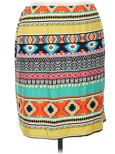 Pre-owned Sunny Leigh Casual Skirt In Green