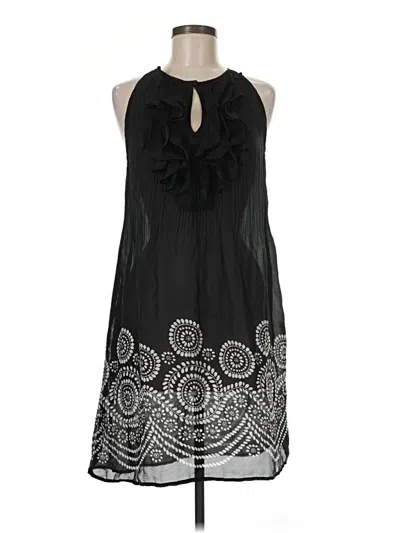 Pre-owned Sunny Leigh Cocktail Dress In Black