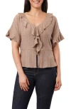 Sunny Leigh Eyelet Ruffle Top