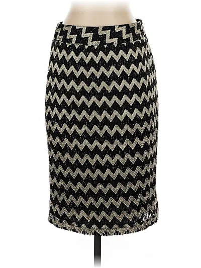 Pre-owned Sunny Leigh Formal Skirt In Black