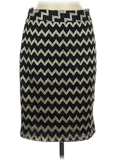 Pre-owned Sunny Leigh Formal Skirt In Black