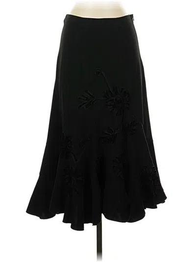 Pre-owned Sunny Leigh Formal Skirt In Black