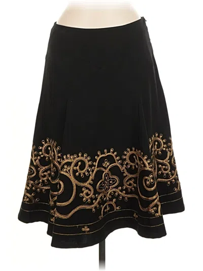 Pre-owned Sunny Leigh Formal Skirt In Black