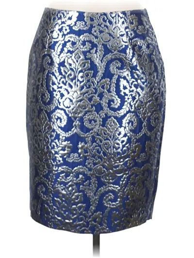 Pre-owned Sunny Leigh Formal Skirt In Blue
