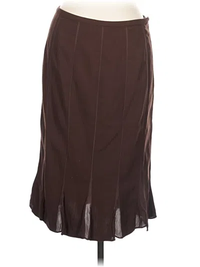 Pre-owned Sunny Leigh Formal Skirt In Brown