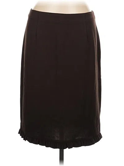 Pre-owned Sunny Leigh Formal Skirt In Brown