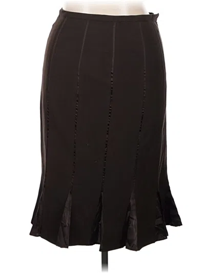 Pre-owned Sunny Leigh Formal Skirt In Brown