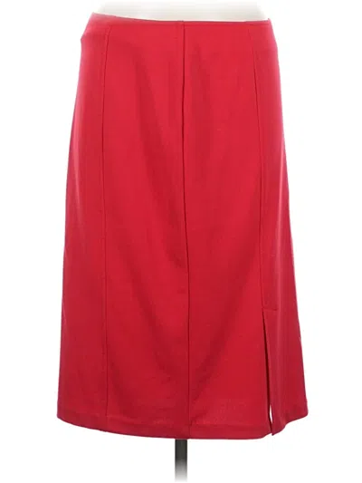 Pre-owned Sunny Leigh Formal Skirt In Red
