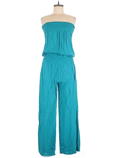 Pre-owned Sunny Leigh Jumpsuit In Teal