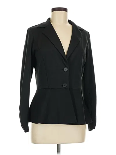 Pre-owned Sunny Leigh Long Sleeve Blouse In Black