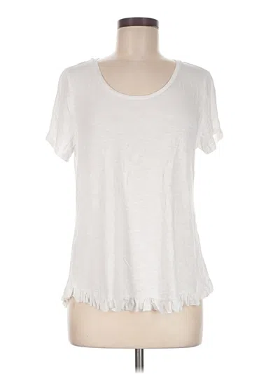 Pre-owned Sunny Leigh Short Sleeve T-shirt In White