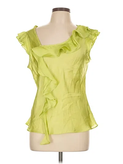 Pre-owned Sunny Leigh Sleeveless Blouse In Green