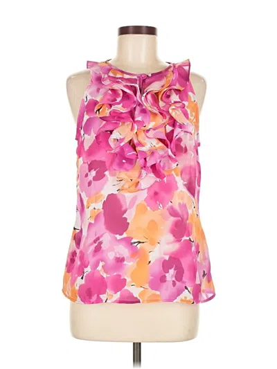 Pre-owned Sunny Leigh Sleeveless Blouse In Pink