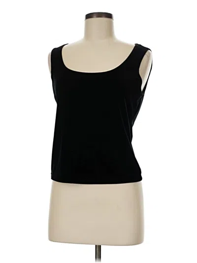 Pre-owned Sunny Leigh Tank Top Black Strapless Neckline Tops