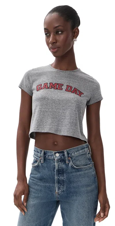 Sunny Somewhere Game Day Tiny Tee Heather Grey In Gray
