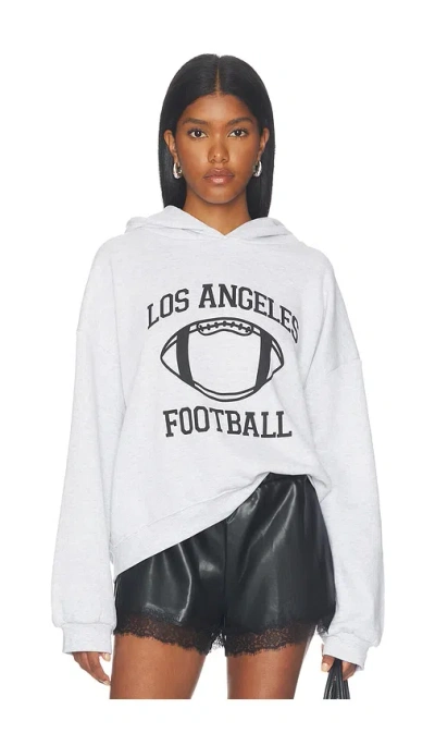 Sunny Somewhere La Football Classic Hoodie In Grey