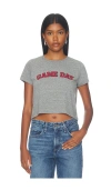 Sunny Somewhere Red Game Day Tiny Tee In Grey