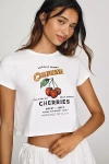 Sunny Somewhere Tiny Tee In White