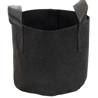 Sunnydaze 1 Gallon Garden Grow Bag With Handles Non-woven Polypropylene Fabric, Black