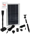 Sunnydaze 105 Gph Solar Pump Kit With $14 Credit In Black