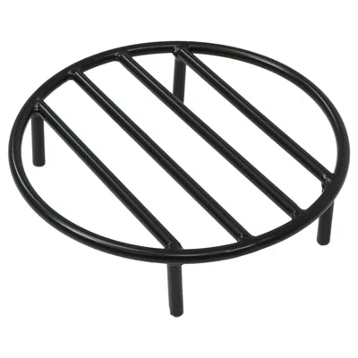 Sunnydaze 12-inch Round Heavy-duty Steel Fire Pit Grate - For Outdoor Firepits - Black