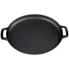 Sunnydaze 13.75" Cast Iron Pizza Pan With Handles