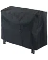Sunnydaze 2-foot Decorative Log Rack Cover: Durable Weather Resistant Pvc In Black