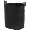 Sunnydaze 2-gallon Garden Grow Bag With Handles Non-woven Polypropylene Fabric, Black