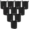 Sunnydaze 5-gallon Garden Grow Bag With Handles Nonwoven Polypropylene Fabric, Black, 10pc