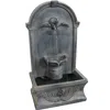 Sunnydaze 28"h Electric Glass Reinforced Concrete French-inspired Design Outdoor Wall-mount Water Fountain