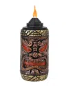 SUNNYDAZE SUNNYDAZE 3-IN-1 TIKI FACE OUTDOOR LAWN TORCH
