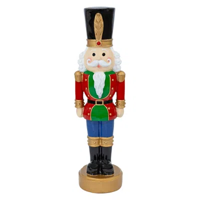 Sunnydaze 37" Tommy The Toy Soldier Christmas Nutcracker Statue