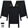 Sunnydaze 40 In. X 20 In. Double-sided Magnetic A-frame Chalkboard With Chalk And Eraser - 4-pk