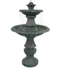 Sunnydaze 41"h Electric Polyresin And Fiberglass 2-tier Nouveau Outdoor Water Fountain