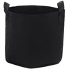 Sunnydaze 5-gallon Garden Grow Bag With Handles Non-woven Polypropylene Fabric, Black