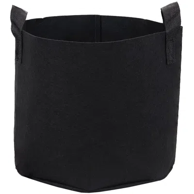 Sunnydaze 5-gallon Garden Grow Bag With Handles Non-woven Polypropylene Fabric, Black
